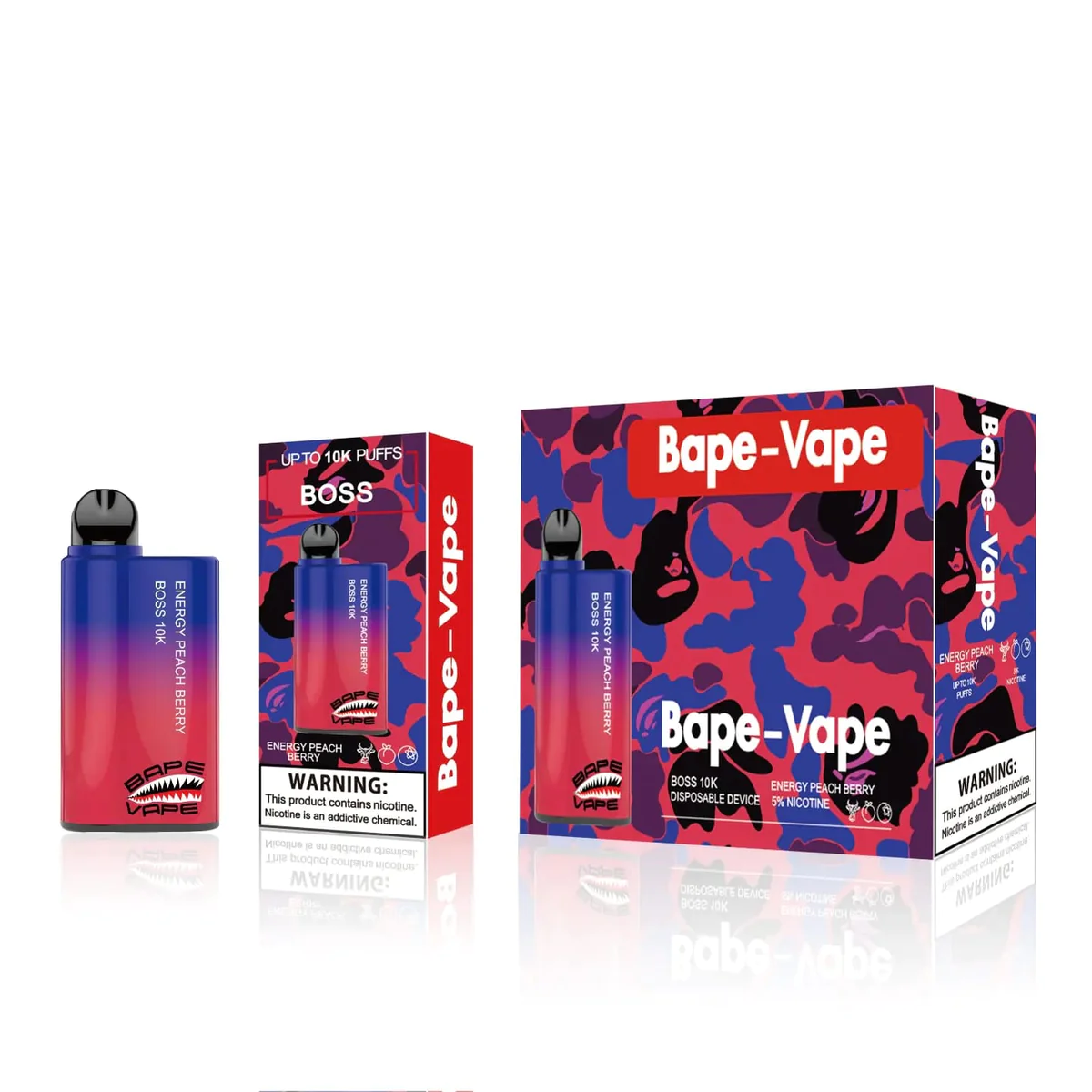 BAPE VAPE ENERGY PEACH BERRY 10K